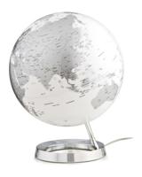 Atmosphere nr-0331f7ns-gb globe bright chrome 30cm diameter kunststof voet engelstalig - thumbnail