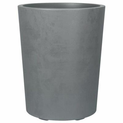 Bloempot Deroma Grijs Plastic Cirkelvormig Cilinder