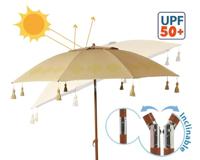 Parasol Beige 180 cm UPF 50+ - thumbnail
