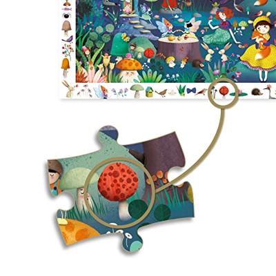 Puzzel 100 stukjes Het magische bos DJECO meerdere kleuren - thumbnail