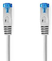 Nedis CAT6a netwerkkabel | S/FTP | RJ45 Male | RJ45 Male | 1.00 m | Snagless | Rond | LSZH | Grijs | Label - CCGL85330GY10 - thumbnail