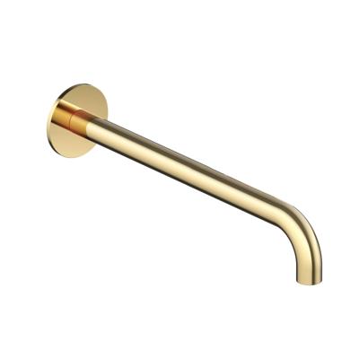 Wastafelkraan Uitloop Hotbath Cobber Rond 25 cm Gepolijst Messing Living Colours