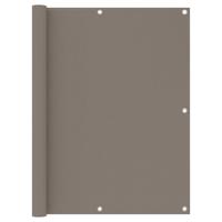Balkonscherm 120x400 cm oxford stof taupe - thumbnail