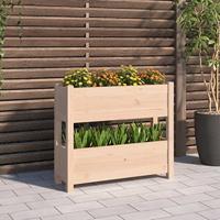 VidaXL Plantenbak 77x25x66 cm massief grenenhout - thumbnail