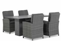 Domani Malta/Graniet 180 cm dining tuinset 5-delig - thumbnail