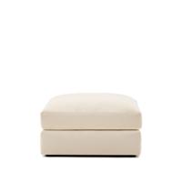 Kave Home Hocker 'Alea' kleur Ecru - thumbnail