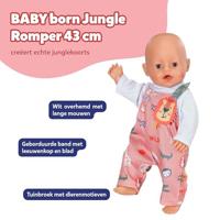 Baby Born Jungle Romper Roze/Wit - thumbnail