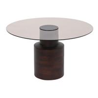 Hoofdtafel DKD Home Decor Kristal Mangohout 80 x 80 x 40 cm - thumbnail