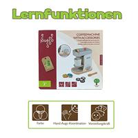 Joueco houten koffiezetapparaat met accessoires - thumbnail