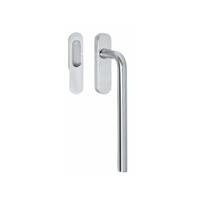 Hef-/schuifdeurbeslag recht blind rvs geborst - thumbnail