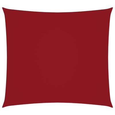 Zonnescherm vierkant 3x3 m oxford stof rood