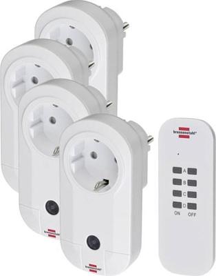 Brennenstuhl comfort-line radiografisch bediende schakelaarset 4x ip20 - 1507050 Brennenstuhl comfort-line radiografisch bediende schakelaarset 4x ip20 - 1507050