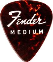 Fender® »FINE ELECTRIC PICK TIN« plectrums in verzameldoos - 12 stuks - celluloid - 351 vorm - 3 diktes - tortoise shell - thumbnail