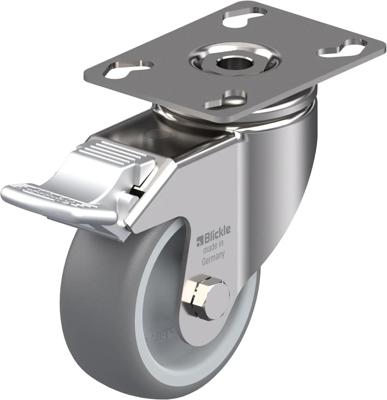 Blickle LKPXA-TPA 80G-FI Zwenkwiel met rem Wieldiameter: 80 mm Draagvermogen (max.): 100 kg 1 stuk(s)