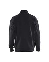 Blåkläder Sweatshirt bicolour met halve rits 33531158 | Zwart/High-Vis Geel | Maat XL - 7330509597224 - thumbnail