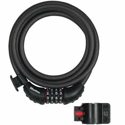 Fietsslot - MASTER LOCK - 8120EURDPRO - Gedraaide staalkabel - 1,8 m lengte