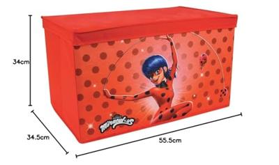 Doos Fun House Miraculous Rood 55,5 x 34,5 x 34 cm