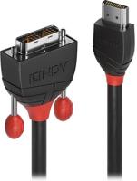 Lindy 36273 3m HDMI Type A (Standard) DVI-D Zwart video kabel adapter - thumbnail