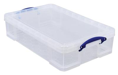 Really Useful Box opbergdoos 33 liter, transparant Really Useful Box opbergdoos 33 liter, transparant