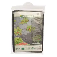 Nature Aardbeienfolie Geperforeerd - Zwart - thumbnail