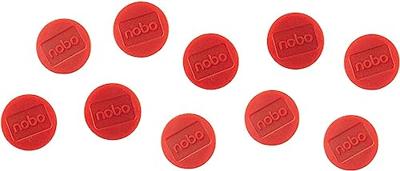 Magneet Nobo 32mm rood 10 stuks