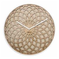 NeXtime klok 3149be sun large, ø50 cm, wall, beige - thumbnail