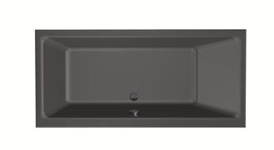 Xenz Kristal Ligbad - 160x75x48 - afvoer Midden - acryl - antraciet 6984-05 Xenz Kristal Ligbad - 160x75x48 - afvoer Midden - acryl - antraciet 6984-05