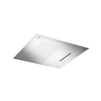 Hoofddouche Hotbath Mate inbouw met cascade vierkant RVS Look - thumbnail