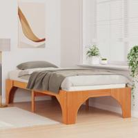 Bedframe met opslag Bruin 90 x 190 cm Massief grenenhout - thumbnail