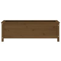 VidaXL Plantenbak verhoogd 119,5x40x39 cm massief grenen honingbruin - thumbnail