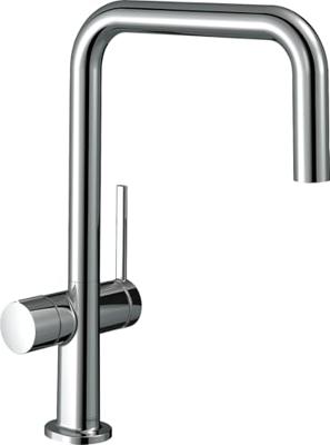 Hansgrohe Talis M54 ééngreeps keukenmengkraan U 220 met stopkraan voor vaatwasser, chroom Hansgrohe Talis M54 ééngreeps keukenmengkraan U 220 met stopkraan voor vaatwasser, chroom