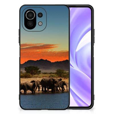 Xiaomi 11 Lite 5G NE | Mi 11 Lite Dierenprint Telefoonhoesje Olifanten Xiaomi 11 Lite 5G NE | Mi 11 Lite Dierenprint Telefoonhoesje Olifanten