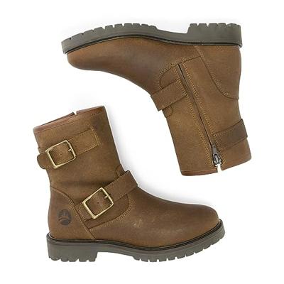Travelin' Women - Zipper boot - Cognac - Maat 42 Travelin' Women - Zipper boot - Cognac - Maat 42