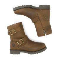 Travelin&apos; Women - Zipper boot - Cognac - Maat 40 - thumbnail