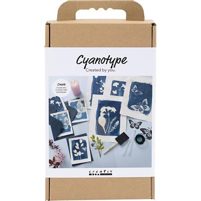 Creativ Company Hobbyset cyanotypie, blauw, 1 doos