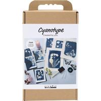 Creativ Company Hobbyset cyanotypie, blauw, 1 doos - thumbnail