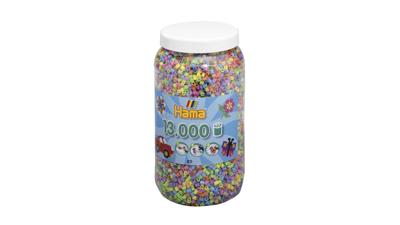 Hama strijkkralen in pot pastelmix (050), 13.000st.