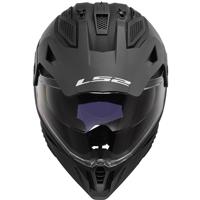 LS2 endurohelm "mx702 pioneer ii solid" helmet mx702 pioneer ii matt black gr. xl - thumbnail