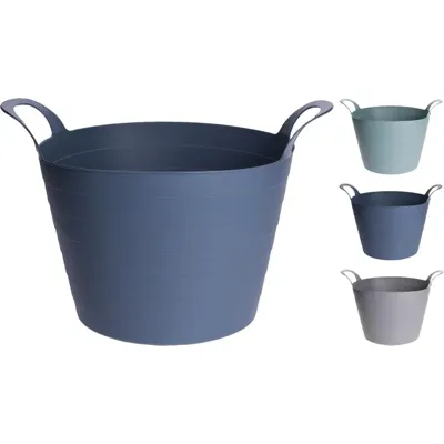 Emmer flexibel 30 liter 3 ass kleur Emmer flexibel 30 liter 3 ass kleur