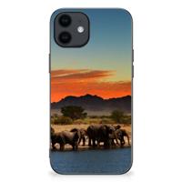 iPhone 12 Pro | 12 (6.1") Back Cover Olifanten - thumbnail