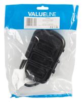 3-weg scart splitter zwart 0.50m - thumbnail