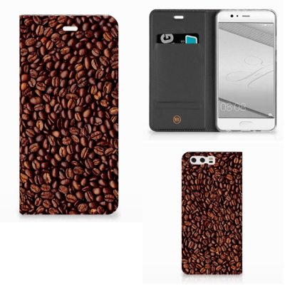 Huawei P10 Plus | Flip Style Cover | Koffiebonen