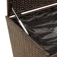 Tuinbox 283 L poly rattan bruin - thumbnail