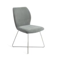 Jesper Home Eetkamerstoel 'Ikata' Cross Steel, kleur Breezy Blue - thumbnail