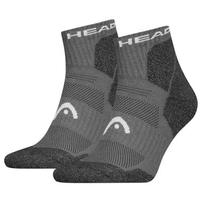 HEAD Wandelsokken All Climates Hiking Quarter 2-pack Grijs-43/46