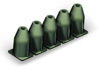 WAGO 769-472 Isolatiestop Donkergrijs 200 stuk(s)