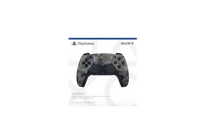 DualSense draadloze controller - grijze camouflage I PS5 en pc - thumbnail