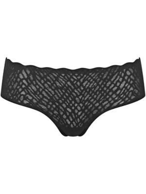 Zero Feel kanten hipster - Bliss - Naadloze invisible dames hipster - Schijnt niet door - M - Zwart