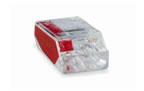 Wago Lasklem 2 polig stransparant/rood (10 stuks)