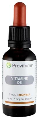 Proviform Vitamine D3 - 5 MCG Druppels Proviform Vitamine D3 - 5 MCG Druppels